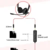 USB Wired Office Headset with Noise-Cancelling Mic