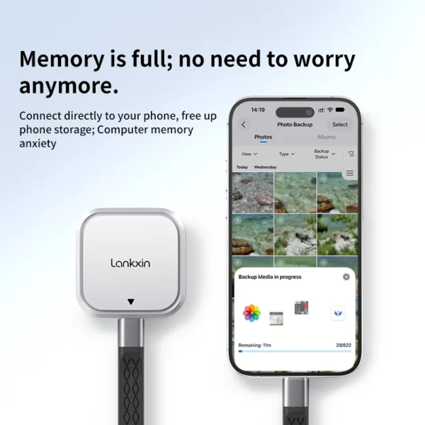 Magnetic Portable SSD 20Gbps USB-C