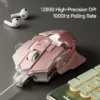 Wired Gaming Mouse with LED Backlight & Silent Option