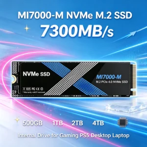 Gen4 NVMe M.2 SSD up to 7300MB/s