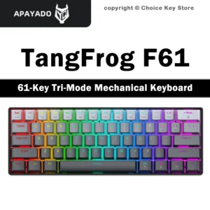 60% Tri-Mode Hot-Swap Mechanical Keyboard with ARGB
