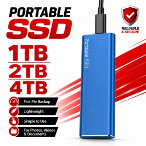 Slim Portable SSD 1TB USB-C