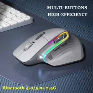 RGB Rechargeable Wireless Gaming Mouse (9 Buttons)