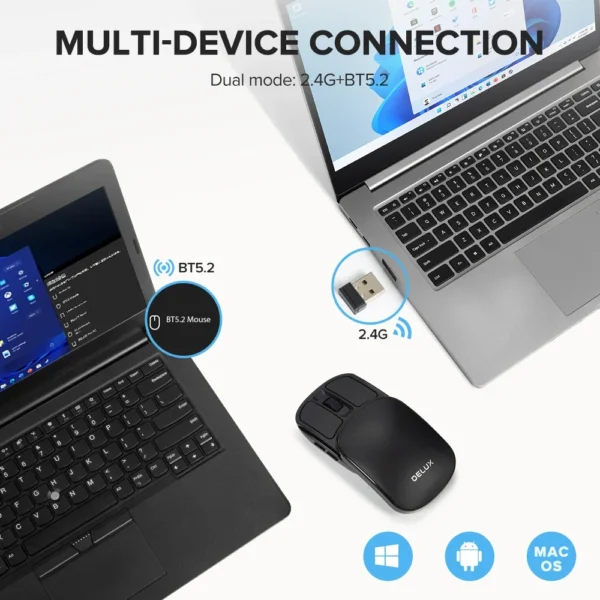 Foldable Pocket Wireless Mouse (55g)