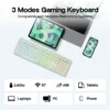 Full-Size Tri-Mode Wireless Keyboard with RGB