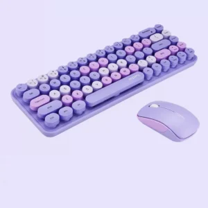 Retro Typewriter Wireless Keyboard & Mouse Set